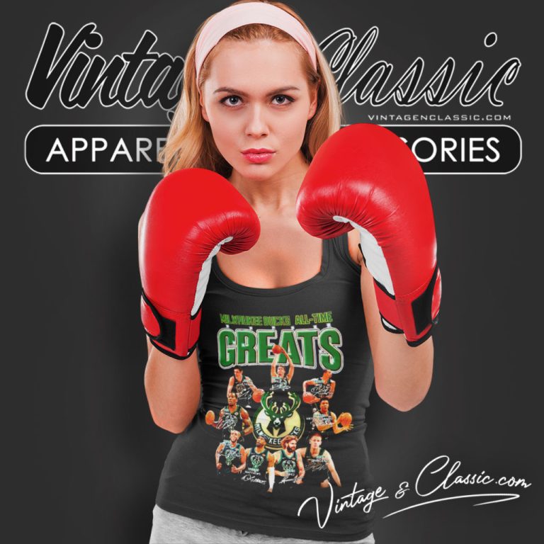 Milwaukee Bucks All Time Greats Tank Top Racerback Milwaukee Bucks All Time Greats Tank Top Racerback