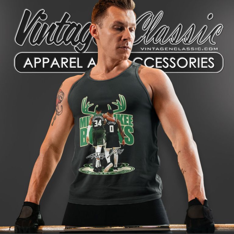Milwaukee Bucks Antetokounmpo 2023 Tank Top Racerback Milwaukee Bucks Antetokounmpo 2023 Tank Top Racerback