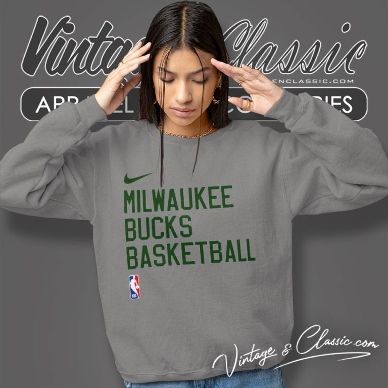 Milwaukee Bucks Basketball Nba Nike Sweatshirt Milwaukee Bucks Basketball Nba Nike Sweatshirt