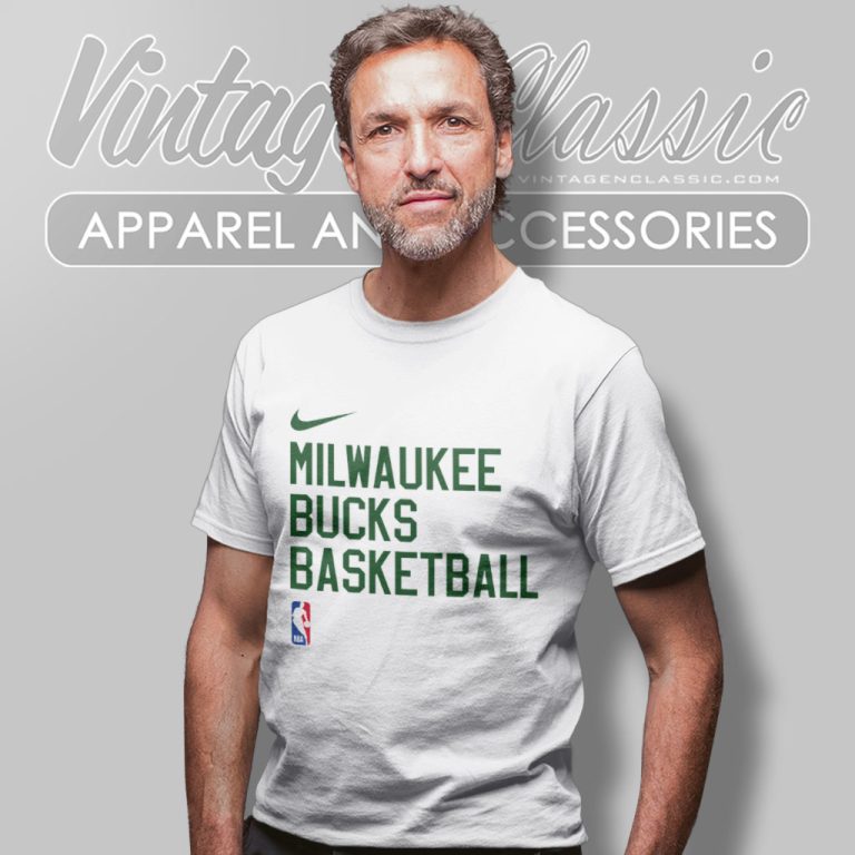 Milwaukee Bucks Basketball Nba Nike T Shirt Milwaukee Bucks Basketball Nba Nike T Shirt