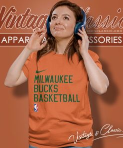 Milwaukee Bucks Basketball Nba Nike Women T Shirt