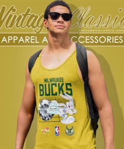 Milwaukee Bucks Diamond Supply Co Space Jam Collab Tank Top Racerback