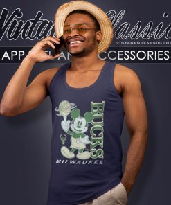 Milwaukee Bucks Disney Vintage Mickey Baller Tank Top Racerback