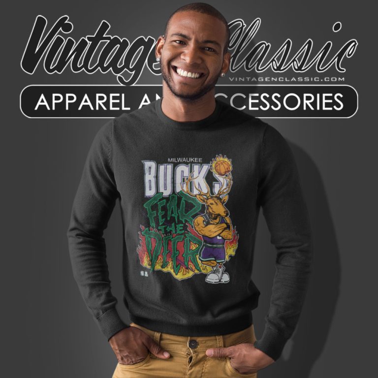 Milwaukee Bucks Fear The Deer Sweatshirt Milwaukee Bucks Fear The Deer Sweatshirt