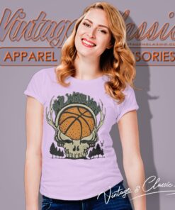 Milwaukee Bucks Grateful Dead Skull Women T Shirt