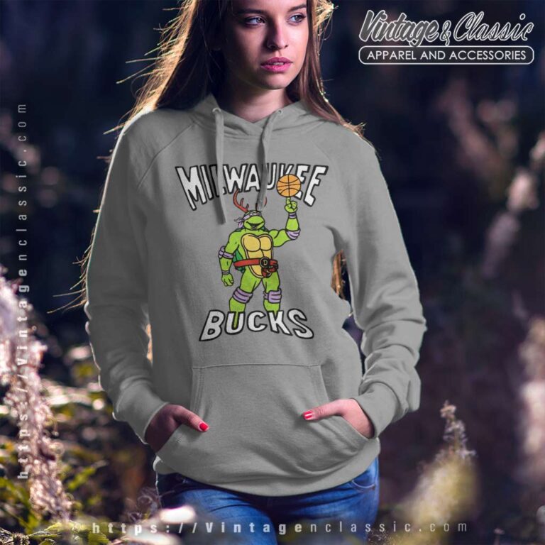 Milwaukee Bucks Homage Nba Teenage Mutant Ninja Turtles Hoodie Milwaukee Bucks Homage Nba Teenage Mutant Ninja Turtles Hoodie