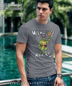 Milwaukee Bucks Homage Nba Teenage Mutant Ninja Turtles T Shirt