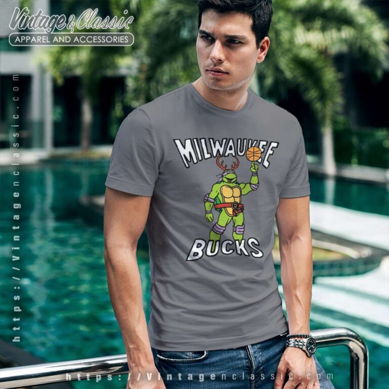 Milwaukee Bucks Homage Nba Teenage Mutant Ninja Turtles T Shirt Milwaukee Bucks Homage Nba Teenage Mutant Ninja Turtles T Shirt