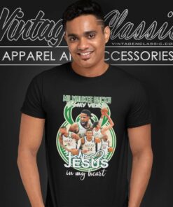Milwaukee Bucks In My Veins Jesus In My Heart T Shirt