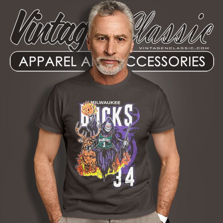 Milwaukee Bucks Nba 34 Warren Lotas Graphic T Shirt Milwaukee Bucks Nba 34 Warren Lotas Graphic T Shirt