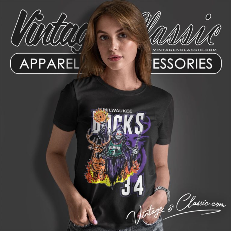 Milwaukee Bucks Nba 34 Warren Lotas Graphic Women T Shirt Milwaukee Bucks Nba 34 Warren Lotas Graphic Women T Shirt