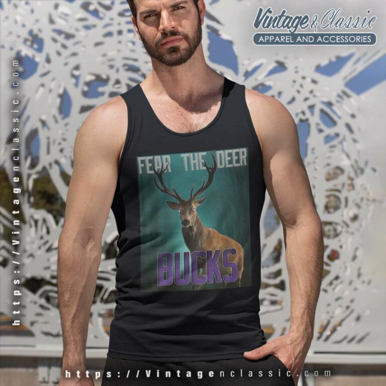 Milwaukee Bucks The Deer Halloween Tank Top Racerback Milwaukee Bucks The Deer Halloween Tank Top Racerback