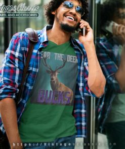 Milwaukee Bucks The Deer Halloween V Neck TShirt