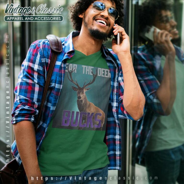 Milwaukee Bucks The Deer Halloween V Neck TShirt Milwaukee Bucks The Deer Halloween V Neck TShirt
