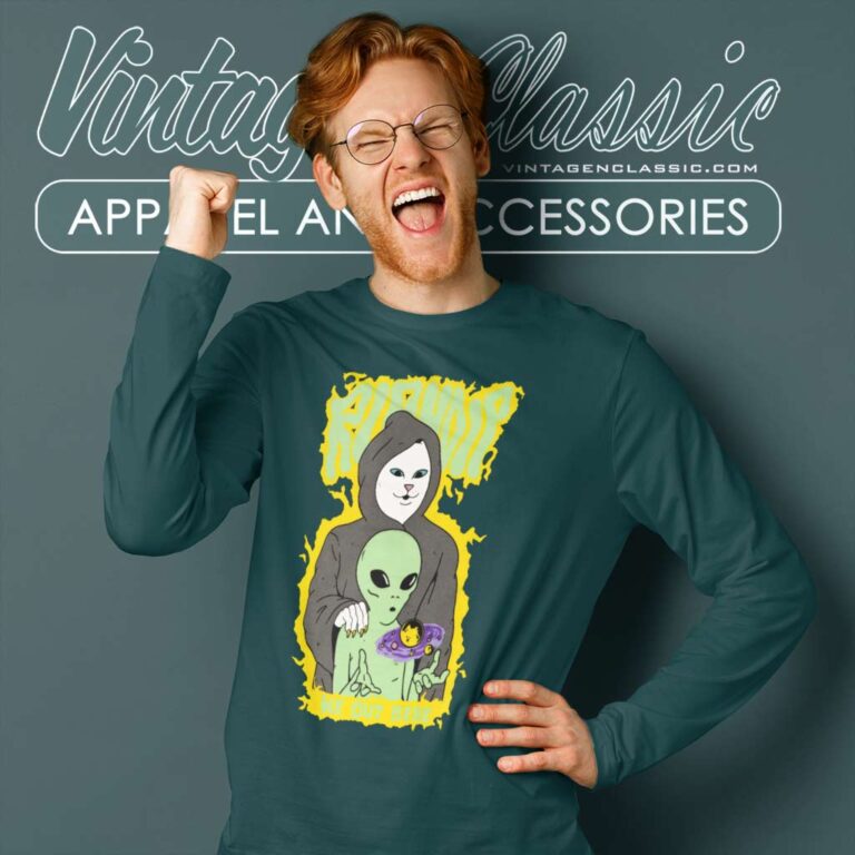 Mind Warp Ripndip We Out Here Long Sleeve Tee Mind Warp Ripndip We Out Here Long Sleeve Tee