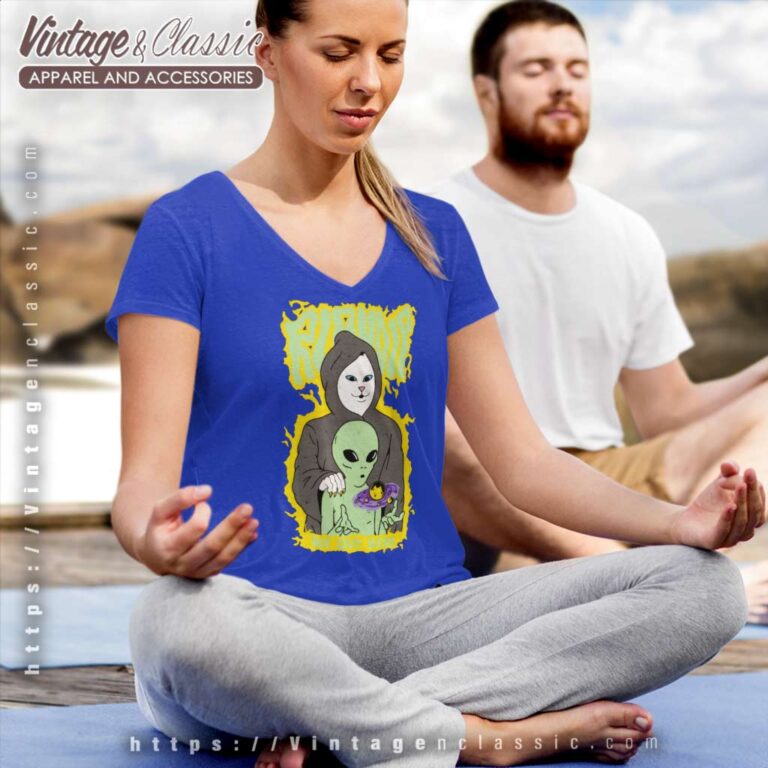 Mind Warp Ripndip We Out Here V Neck TShirt Mind Warp Ripndip We Out Here V Neck TShirt