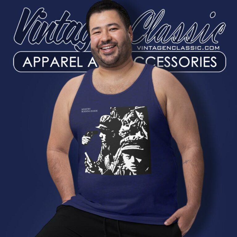 Ministry Burning Inside Tank Top Racerback Ministry Burning Inside Tank Top Racerback