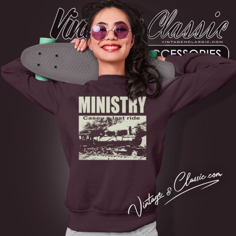 Ministry Caseys Last Ride Tour Sweatshirt Ministry Caseys Last Ride Tour Sweatshirt