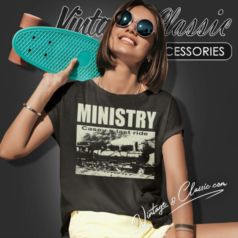Ministry Caseys Last Ride Tour Women T Shirt Ministry Caseys Last Ride Tour Women T Shirt