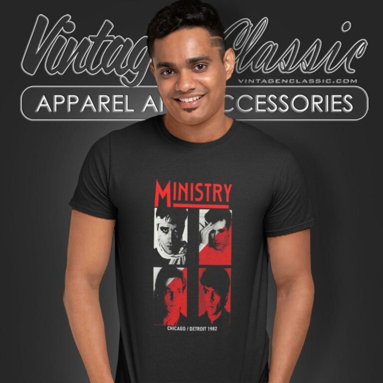 Ministry Chicago 1982 T Shirt Ministry Chicago 1982 T Shirt