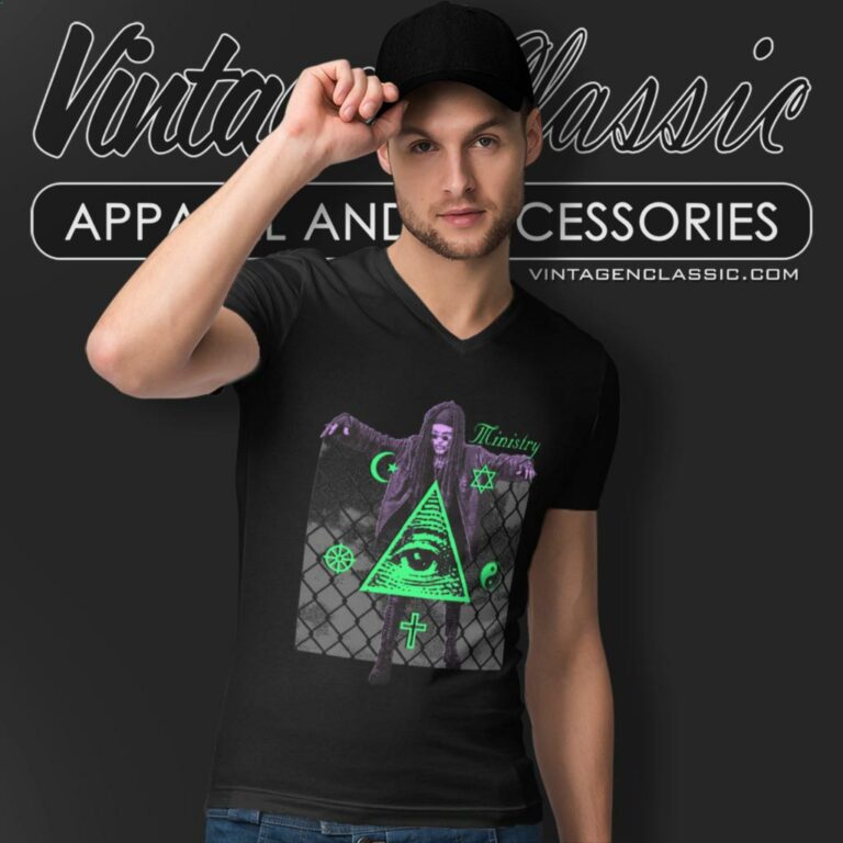 Ministry Conjure V Neck TShirt Ministry Conjure V Neck TShirt