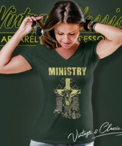 Ministry Holy Cow V Neck TShirt