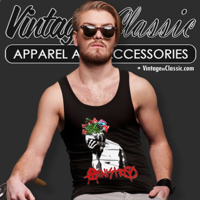 Ministry Hopium Album Tank Top Racerback Ministry Hopium Album Tank Top Racerback