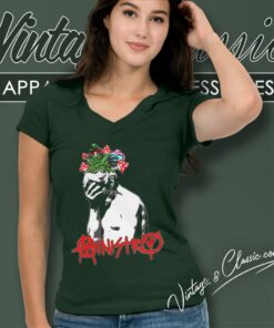 Ministry Hopium Album V Neck TShirt