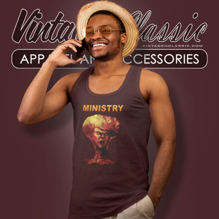 Ministry Mushroom Cloud Tank Top Racerback Ministry Mushroom Cloud Tank Top Racerback