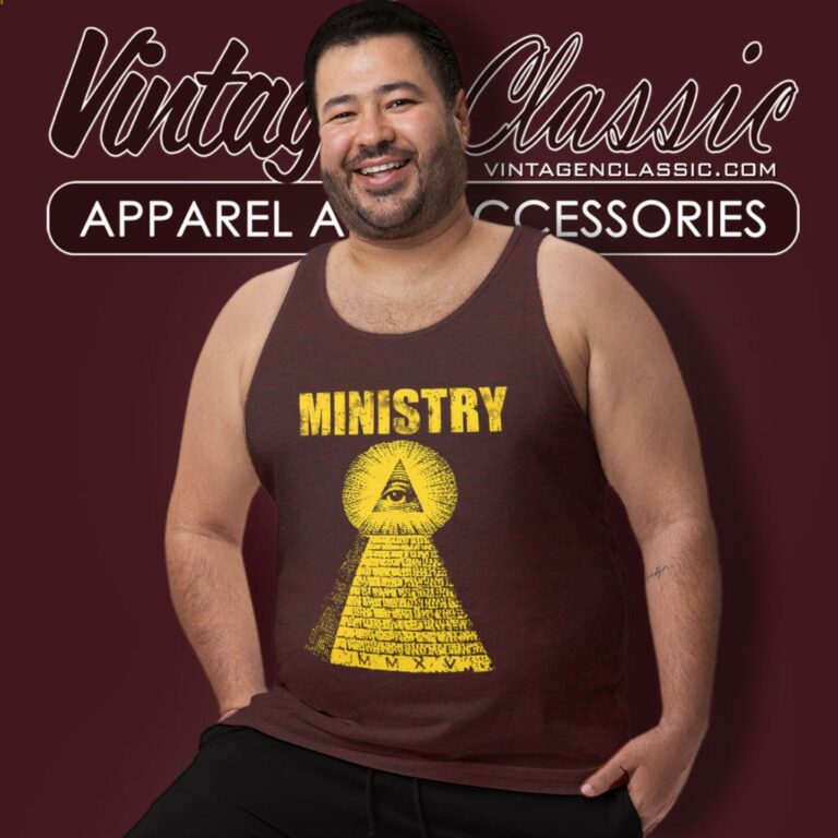 Ministry Pyramid Tank Top Racerback Ministry Pyramid Tank Top Racerback