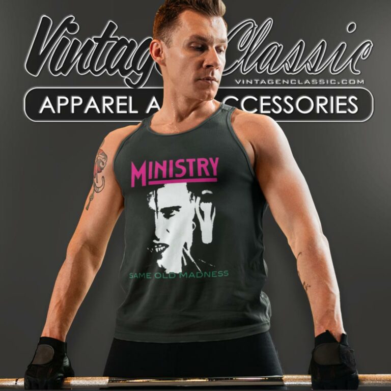 Ministry Same Old Madness Tank Top Racerback Ministry Same Old Madness Tank Top Racerback