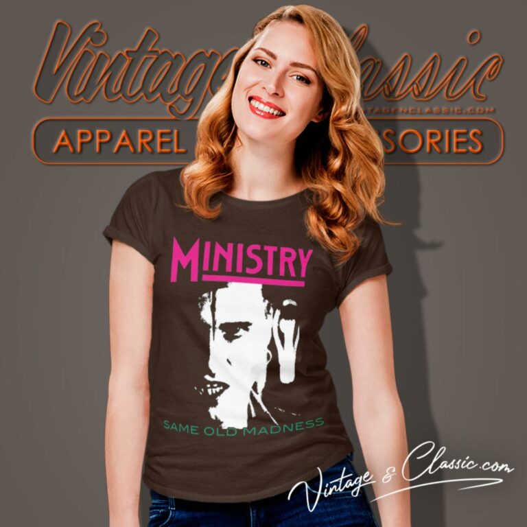 Ministry Same Old Madness Women T Shirt Ministry Same Old Madness Women T Shirt