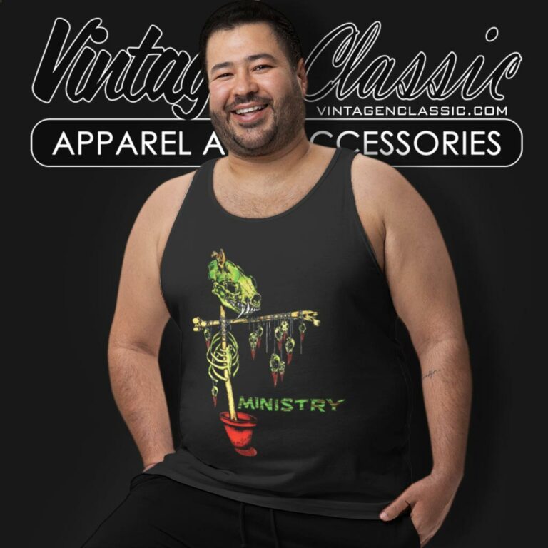 Ministry Scarecrow Tank Top Racerback Ministry Scarecrow Tank Top Racerback
