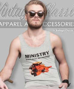 Ministry Shirt Jesus Built My Hotrod Tank Top Racerback