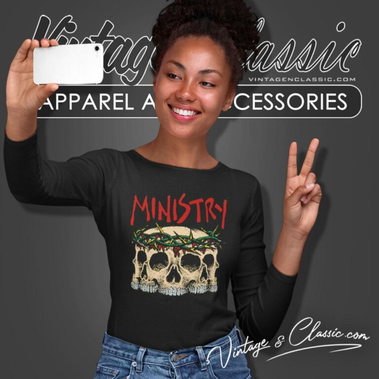 Ministry Skulls Long Sleeve Tee Ministry Skulls Long Sleeve Tee