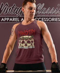 Ministry Skulls Tank Top Racerback