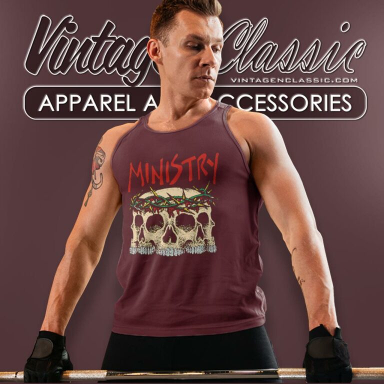 Ministry Skulls Tank Top Racerback Ministry Skulls Tank Top Racerback