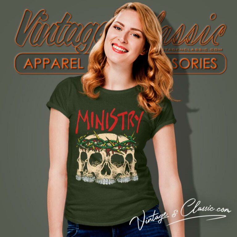 Ministry Skulls Women T Shirt Ministry Skulls Women T Shirt