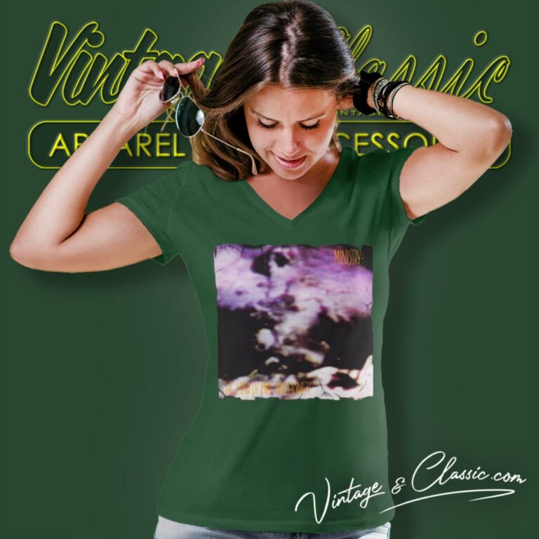 Ministry The Land Of Rape And Honey V Neck TShirt Ministry The Land Of Rape And Honey V Neck TShirt