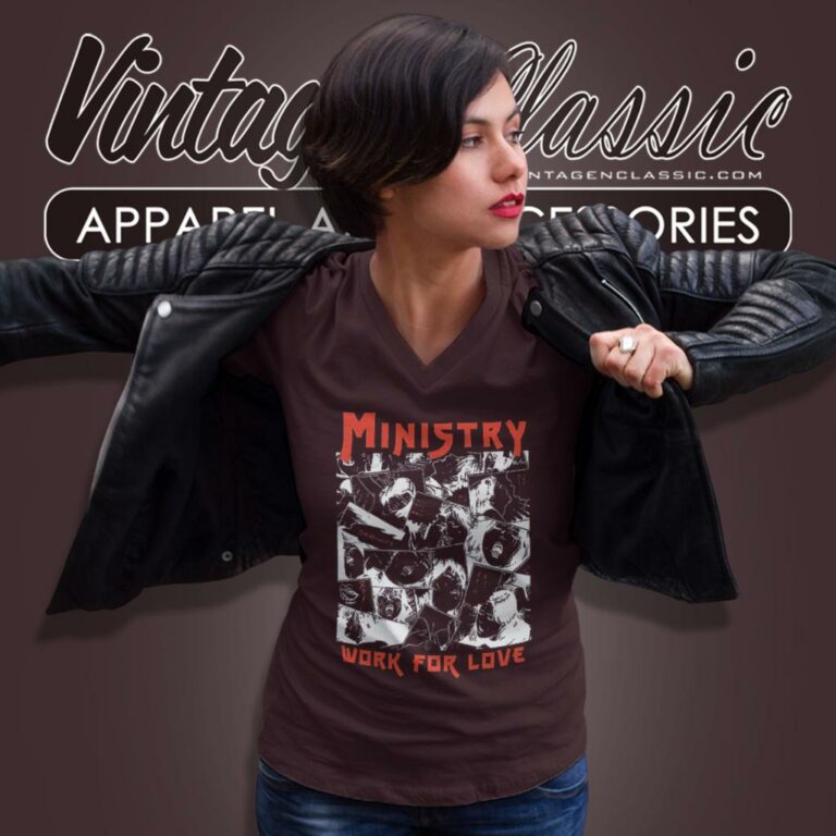 Ministry Work For Love V Neck TShirt Ministry Work For Love V Neck TShirt