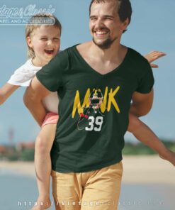 Mink Dont Blink Graham Mink Pittsburgh Steelers V Neck TShirt