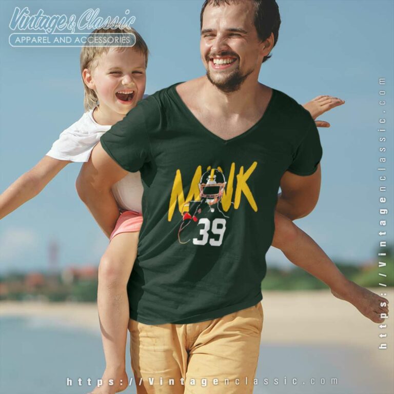 Mink Dont Blink Graham Mink Pittsburgh Steelers V Neck TShirt Mink Dont Blink Graham Mink Pittsburgh Steelers V Neck TShirt