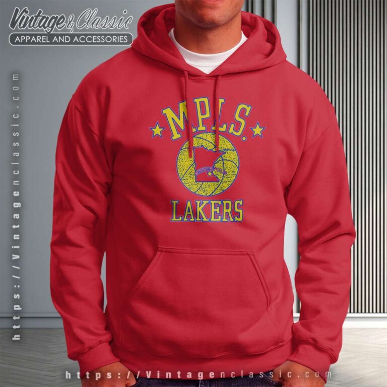 Minneapolis Lakers Vintage Retro Logo Hoodie Minneapolis Lakers Vintage Retro Logo Hoodie