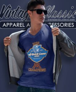 Minnesota Golden Gophers Champions 2023 Quick Lane Bowl V Neck TShirt
