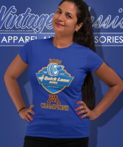 Minnesota Golden Gophers Champions 2023 Quick Lane Bowl Women T Shirt
