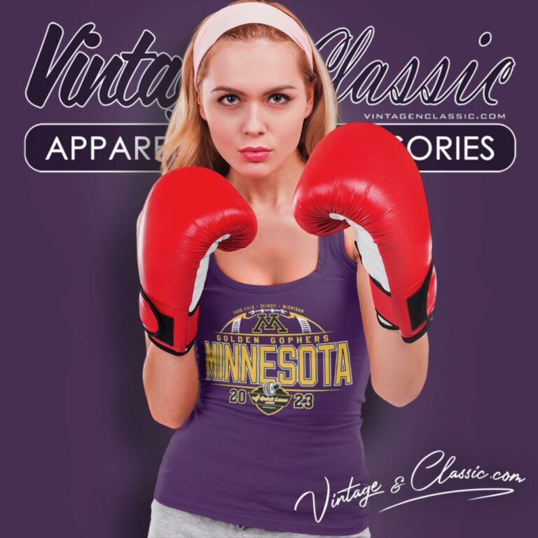 Minnesota Golden Gophers Ford Field Detroit Michigan Quick Lane Bowl 2023 Tank Top Racerback Minnesota Golden Gophers Ford Field Detroit Michigan Quick Lane Bowl 2023 Tank Top Racerback