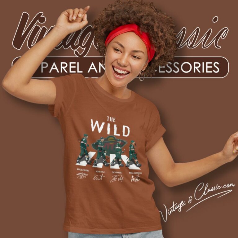 Minnesota The Wild Beatles Abbey Road Women T Shirt Minnesota The Wild Beatles Abbey Road Women T Shirt