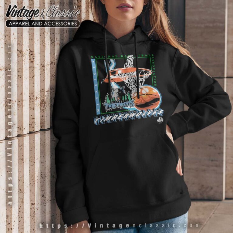 Minnesota Timberwolves Basketball Retro Hoodie Minnesota Timberwolves Basketball Retro Hoodie
