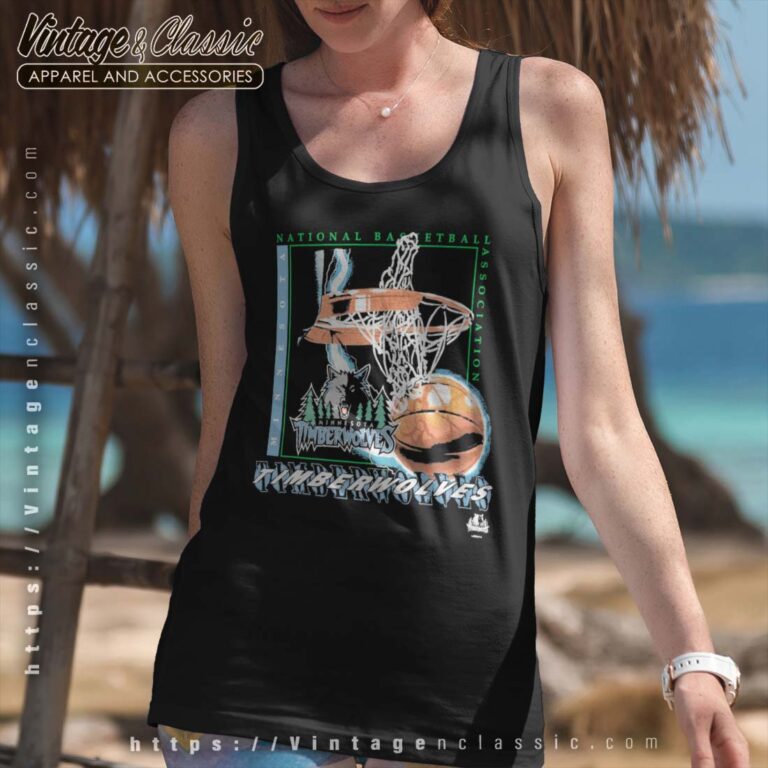 Minnesota Timberwolves Basketball Retro Tank Top Minnesota Timberwolves Basketball Retro Tank Top