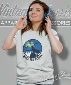 Minnesota Timberwolves Hang The Banner Women T Shirt